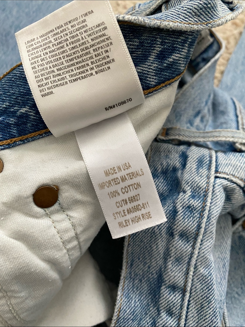 AGOLDE Riley High Rise Jeans. 27. - Picture 6 of 10